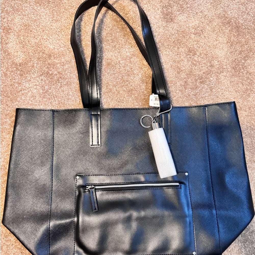 Elegant Black Tote Bag